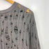 キディル KIDILL 26ss DAMAGE GLITTERY JACQUARD PULLOVER KNIT メンズ FREE