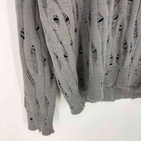 キディル KIDILL 26ss DAMAGE GLITTERY JACQUARD PULLOVER KNIT メンズ FREE