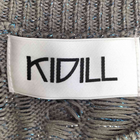 キディル KIDILL 26ss DAMAGE GLITTERY JACQUARD PULLOVER KNIT メンズ FREE