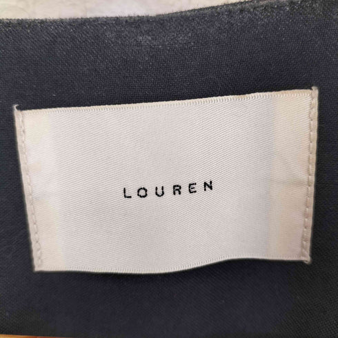ローレン louren slit sleeve no collar jacket レディース FREE