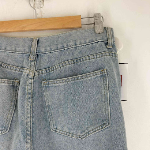 c.u.l レイヤードデザイン ダメージ加工 デニムパンツ メンズ JPN:XL