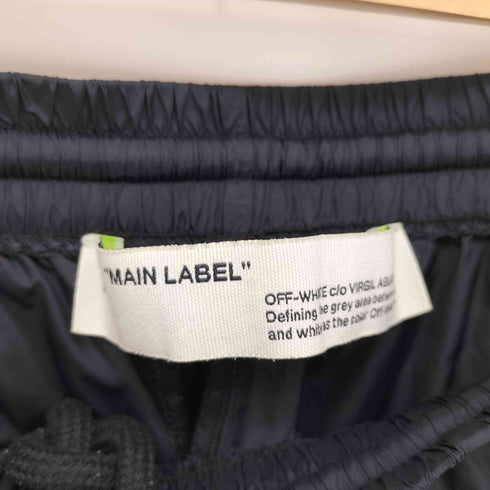 オフホワイト OFF-WHITE サイドテープ イージー シェルパンツ メンズ import:L