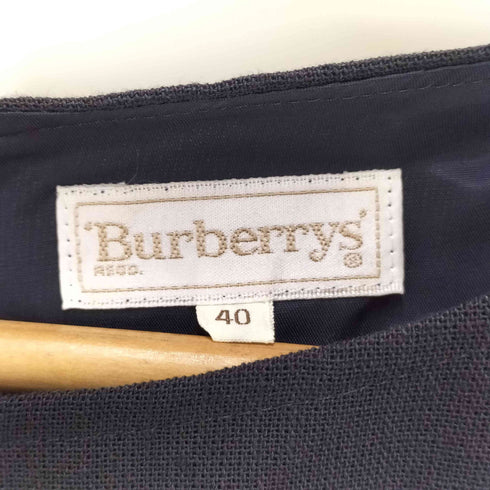 バーバリーズ BURBERRYS ノースリーブ リネンワンピース レディース 40