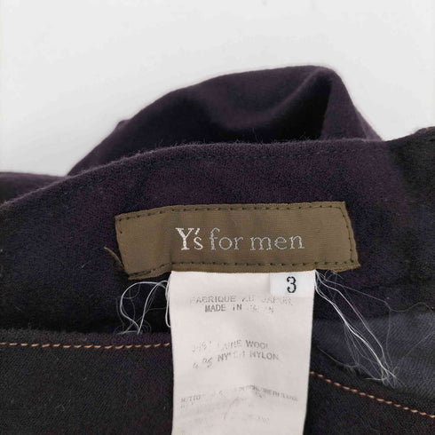 ワイズフォーメン Ys for men 90s 茶タグ ウール 5ポケット パンツ メンズ JPN:3