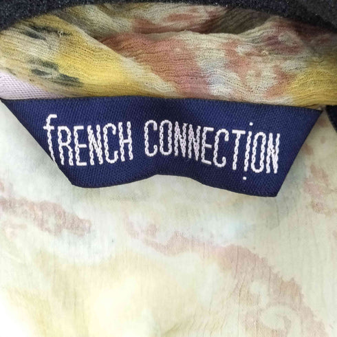 FRENCH CONNECTION 90S 総柄 シアーブラウス レディース import:S