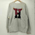 チャンピオン Champion 90s USA製 刺繍タグ REVERSE WEAVE HARVARD CREW 両面プリント クルーネック スウェット メンズ import:XL