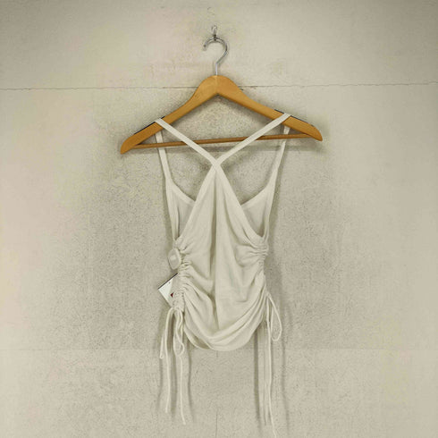ヘルムートラング HELMUT LANG サイドギャザー バッククロス キャミソール レディース import:XS