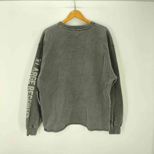 エクストララージ XLARGE 23AW PIGMENT DYED RAW EDGE CREWNECK SWEATSHIRT ピグメント ダイ スウェット トレーナー メンズ import:L