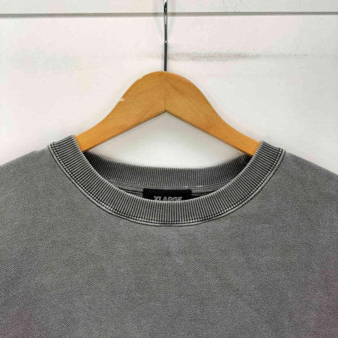 エクストララージ XLARGE 23AW PIGMENT DYED RAW EDGE CREWNECK SWEATSHIRT ピグメント ダイ スウェット トレーナー メンズ import:L