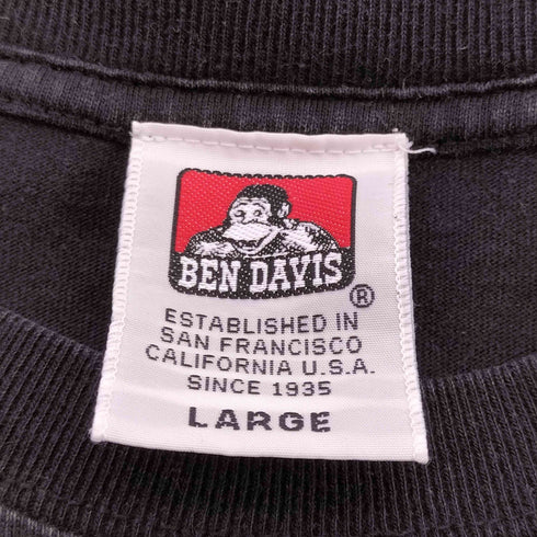 ベンデイビス BEN DAVIS BALL ETC VNTG TEE 8ボール バック プリント S/S Tシャツ メンズ import:L
