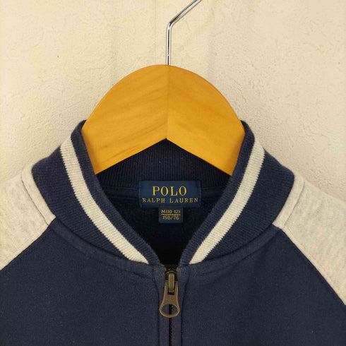 ポロラルフローレン POLO RALPH LAUREN ロゴ刺繍 スウェット スタジャン レディース KIDS M(10-12)