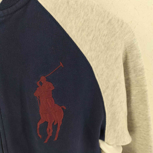 ポロラルフローレン POLO RALPH LAUREN ロゴ刺繍 スウェット スタジャン レディース KIDS M(10-12)