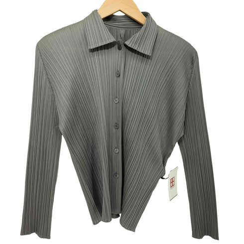 プリーツプリーズイッセイミヤケ PLEATS PLEASE ISSEY MIYAKE 25AW BASICS SHIRT プリーツ ベーシック シャツ レディース JPN:3
