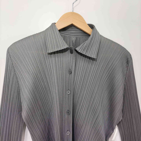 プリーツプリーズイッセイミヤケ PLEATS PLEASE ISSEY MIYAKE 25AW BASICS SHIRT プリーツ ベーシック シャツ レディース JPN:3