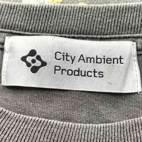 シップス SHIPS city ambient products 25SS フラワー プリント フェード ピグメント S/S Tシャツ メンズ JPN:L