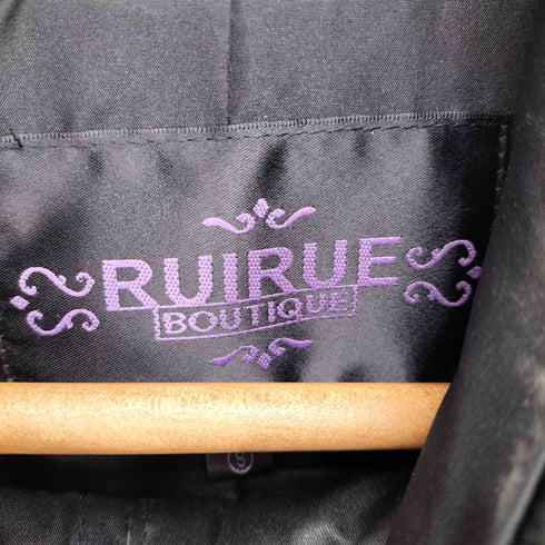 ルイルエブティック RUIRUE BOUTIQUE リボンデザイン ダウンコート レディース import:S