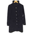バーバリーロンドン BURBERRY LONDON cashmere カシミヤ混 裏地ノバチェック ウール コート メタルボタン レディース EUR:44