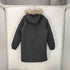 ザラ ZARA dnwr. フード ファー付き 中綿 パファー コート ウエスト ドローコード メンズ import:M