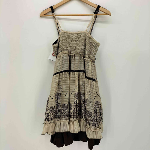 アクシーズファム axes femme リボン レース キャミ ワンピース レディース JPN:M