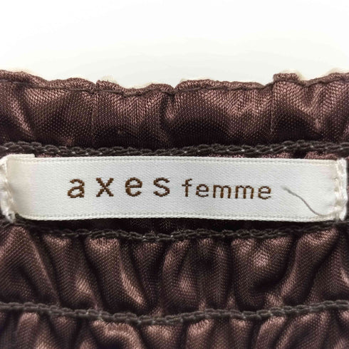 アクシーズファム axes femme リボン レース キャミ ワンピース レディース JPN:M