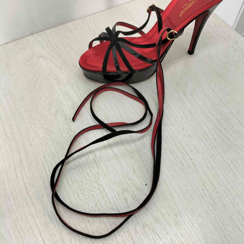 ドルチェアンドガッバーナ DOLCE&GABBANA Lace Up Sandals レースアップ ヒール サンダル レディース 37½