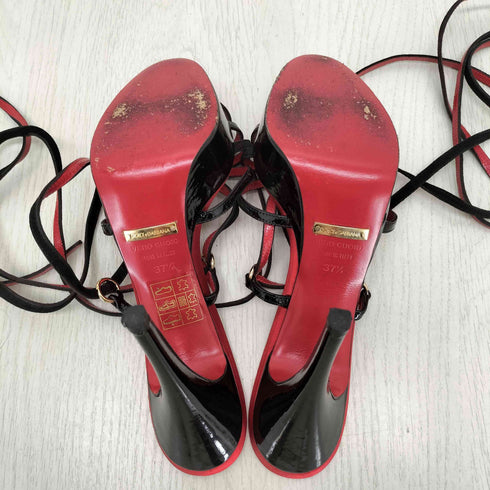ドルチェアンドガッバーナ DOLCE&GABBANA Lace Up Sandals レースアップ ヒール サンダル レディース 37½