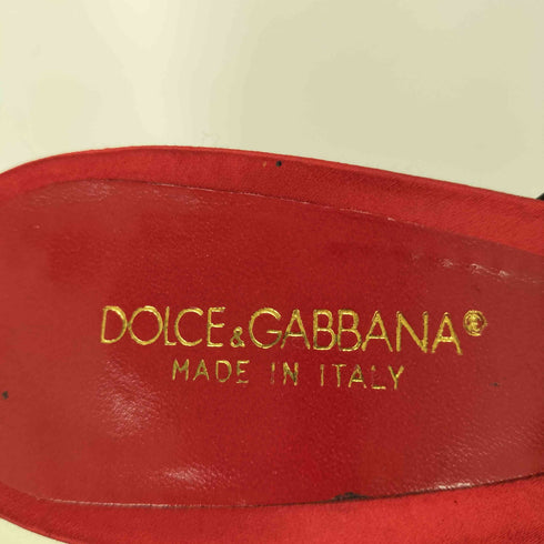 ドルチェアンドガッバーナ DOLCE&GABBANA Lace Up Sandals レースアップ ヒール サンダル レディース 37½
