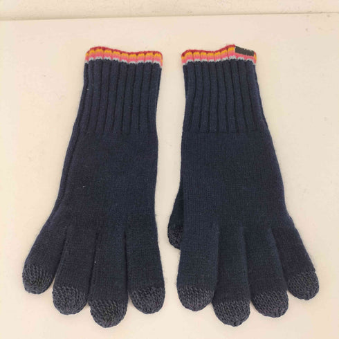 ポールスミス Paul Smith ストライプ リブニット グローブ レディース FREE