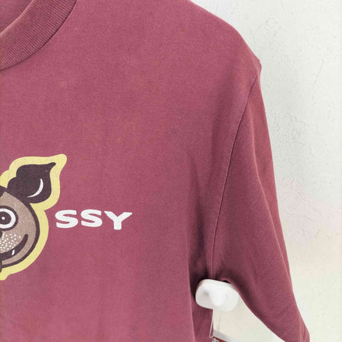 ステューシー Stussy 90S USA製 白タグ 犬 プリントTシャツ メンズ M