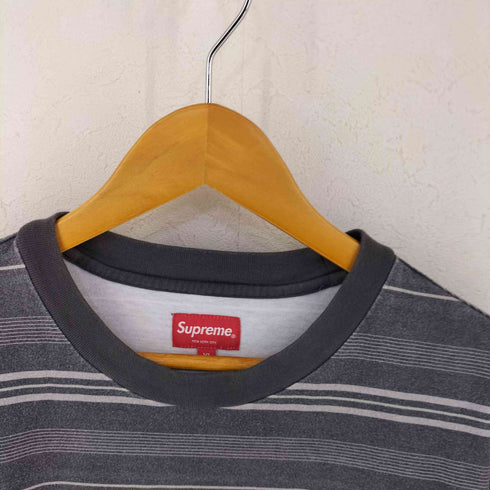 シュプリーム Supreme Dash Stripe S/S Top メンズ XL