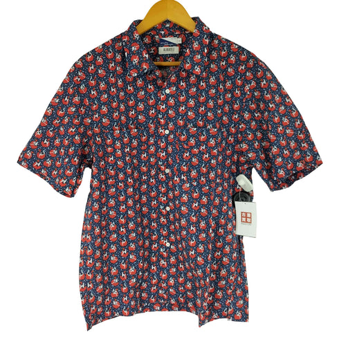 フェアファクス FAIRFAX Shufly 総柄 S/S 開襟シャツ メンズ import:L