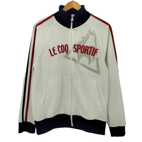ルコックスポルティフ le coq sportif フロント刺繍 ロゴ フルジップ ジャージ メンズ JPN:L