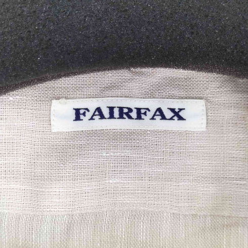 フェアファクス FAIRFAX リネン100% S/S 開襟シャツ メンズ import:L