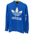 アディダス adidas フロント ロゴ コットン ニット プルオーバー パーカー メンズ import:S