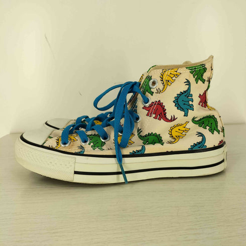 コンバース CONVERSE 恐竜 総柄 オールスターハイ レディース JPN:23.5