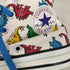 コンバース CONVERSE 恐竜 総柄 オールスターハイ レディース JPN:23.5