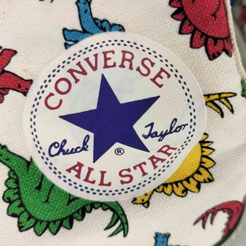 コンバース CONVERSE 恐竜 総柄 オールスターハイ レディース JPN:23.5