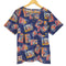 Japanese pattern 和柄 魚 シャツ メンズ JPN:M