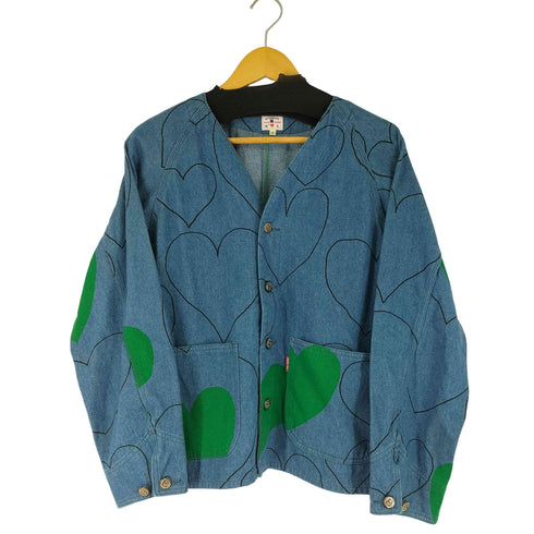 ボヘミアンズ BOHEMIANS BUBBLE HEART NO COL JACKET レディース JPN:L