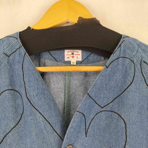 ボヘミアンズ BOHEMIANS BUBBLE HEART NO COL JACKET レディース JPN:L