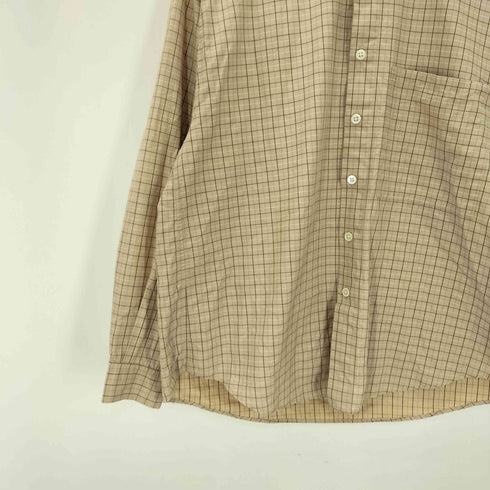 オーラリー AURALEE 18AW WASHED FINX TWILL BIG SHIRTS L/S ウォッシュド フィンクス ツイル ビッグシャツ チェック メンズ JPN:3