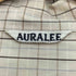 オーラリー AURALEE 18AW WASHED FINX TWILL BIG SHIRTS L/S ウォッシュド フィンクス ツイル ビッグシャツ チェック メンズ JPN:3