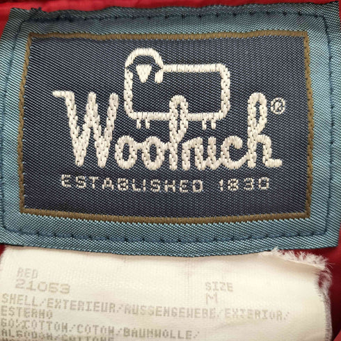 ウールリッチ WOOLRICH USA製 紺タグ 比翼ジップ ダウン ベスト メンズ import:M