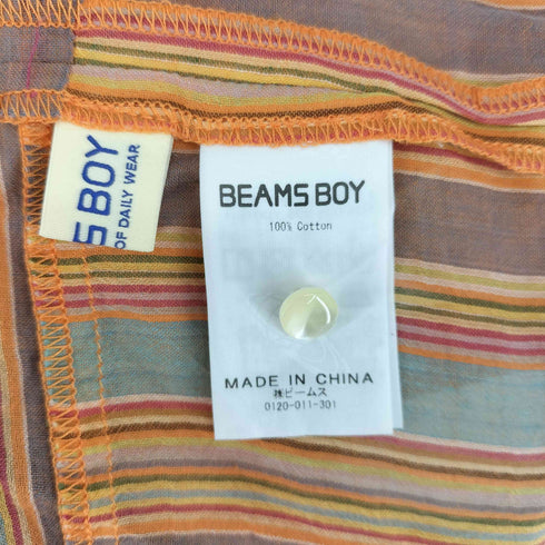ビームスボーイ BEAMS BOY ドビー マルチストライプ キャミソール レディース