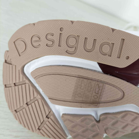 デシグアル Desigual パッチワーク ランニングスニーカー レディース EUR:37