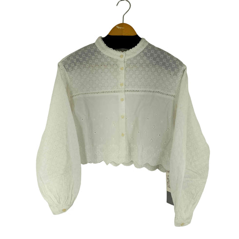 ビームスボーイ BEAMS BOY カットワークショートシャツ レディース FREE