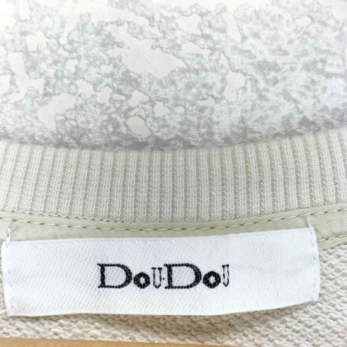 ドゥドゥ DouDou 深Vスウェットワンピース レディース FREE