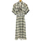 トッコクローゼット tocco closet ボウタイリボン付きフレアスリーブチェックワンピース レディース JPN:M