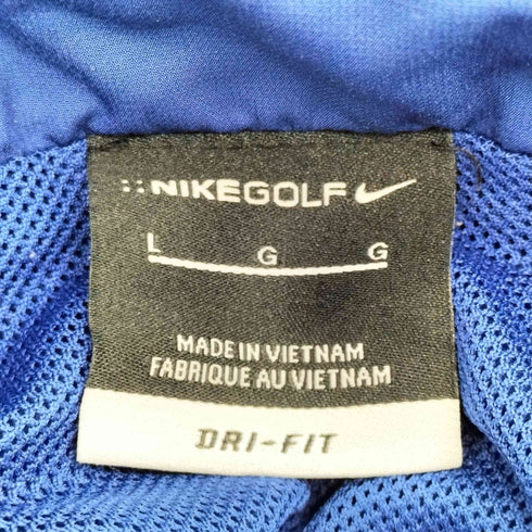 ナイキゴルフ NIKE GOLF 裏地メッシュ 企業ロゴ 刺繍 ハーフジップ パイピング テック プルオーバー ジャケット 裾ドローコード メンズ import:L