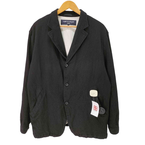 コムデギャルソンオム COMME des GARCONS HOMME AD2021 21AW ウール 縮絨 3B テーラードジャケット メンズ JPN:L